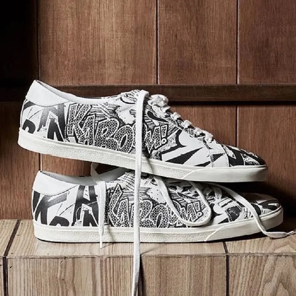 Celine | Triomphe Leather Low Trainers With Box | Size 42